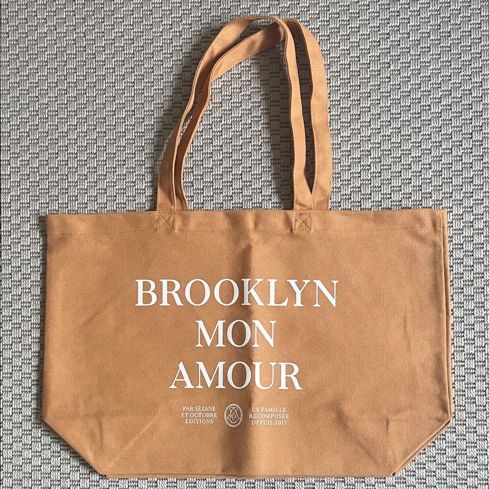 Sezane Brooklyn Mon Amour Tote Bag